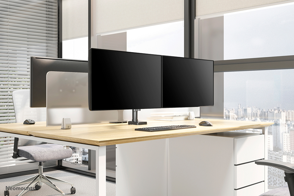 Neomounts DS70-750BL2 Brazo de monitor 17-27" - resorte de gas